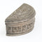 Antique repoussé silver plated box, 10 x 5 x 5 cm